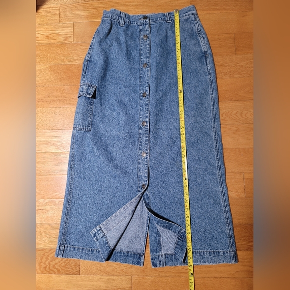 Classic Blue Denim Skirt - Picture 3 of 9